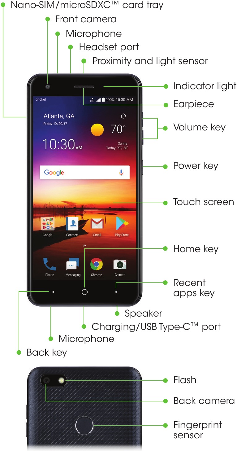 ZTE Cricket Blade X Quick Start Guide ManualsLib