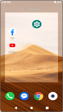 Alcatel - APPRISE - Personalize - Organize home screens Personalize - Organize home screens