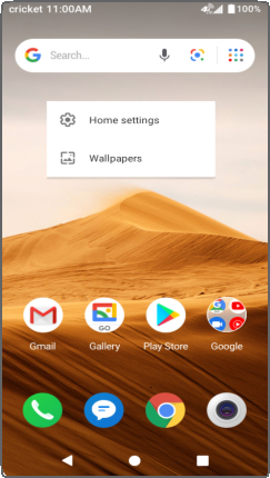 Alcatel - APPRISE - Personalize - Set wallpaper Personalize - Set wallpaper