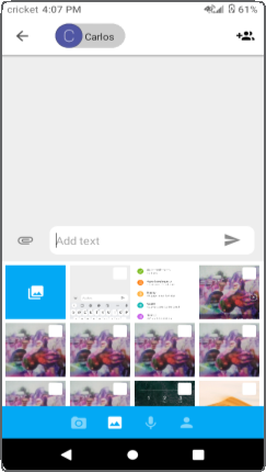 Alcatel - APPRISE - Text and picture messaging - Send a picture message Text and picture messaging - Send a picture message