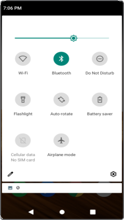 Alcatel - APPRISE - Touch screen - Notification panel Touch screen - Notification panel