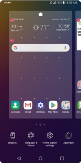 LG - Stylo 5 - Personalize - Customizing home screens Personalize - Customizing home screens