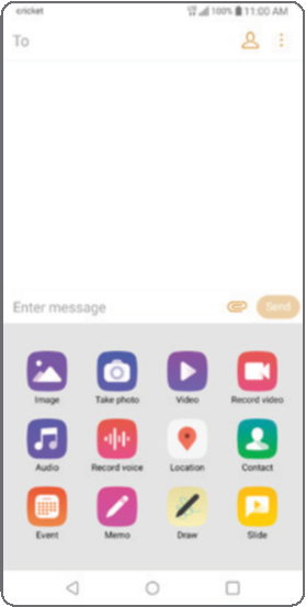 LG - Stylo 5 - Send a picture message Send a picture message