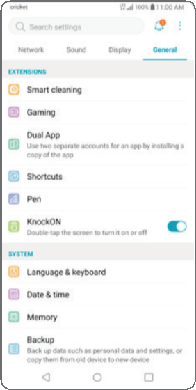 LG - Stylo 5 - Wake up your screen with Knock On® Wake up your screen with Knock On®