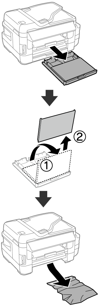 Epson - ET-16500 - Clearing Paper Jam - Step 2 Clearing Paper Jam - Step 2