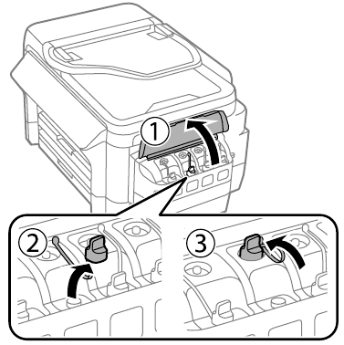 Epson - ET-16500 - How to use - Step 5 - Open and remove How to use - Step 5 - Open and remove