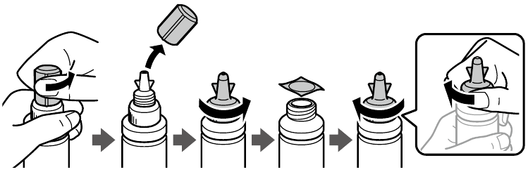 Epson - ET-16500 - How to use - Step 6 - Remove the cap cover How to use - Step 6 - Remove the cap cover