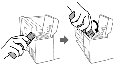 Epson - ET-7750 - How to install - Step 4 - Position the top How to install - Step 4 - Position the top