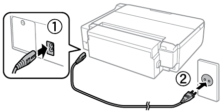 Epson - ET-7750 - How to install - Step 9 - Connect and plug in How to install - Step 9 - Connect and plug in
