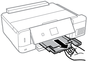 Epson - ET-7750 - Loading Paper - Step 7 - Output tray Loading Paper - Step 7 - Output tray