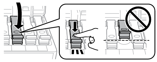 Epson - ET-7750 - Transporting - Step 2 - Close securely Transporting - Step 2 - Close securely
