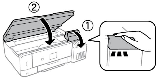 Epson - ET-7750 - Transporting - Step 3 - Close Transporting - Step 3 - Close