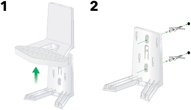 NETGEAR - Orbi Pro WiFi 6 - Prepare the Wall Mount Prepare the Wall Mount