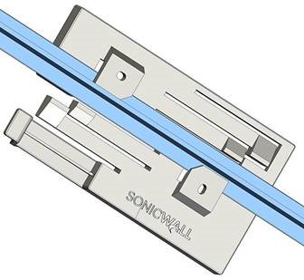 SonicWALL - SonicWave 641 - To attach the mounting bracket to the ceiling using T-bar clips To attach the mounting bracket to the ceiling using T-bar clips