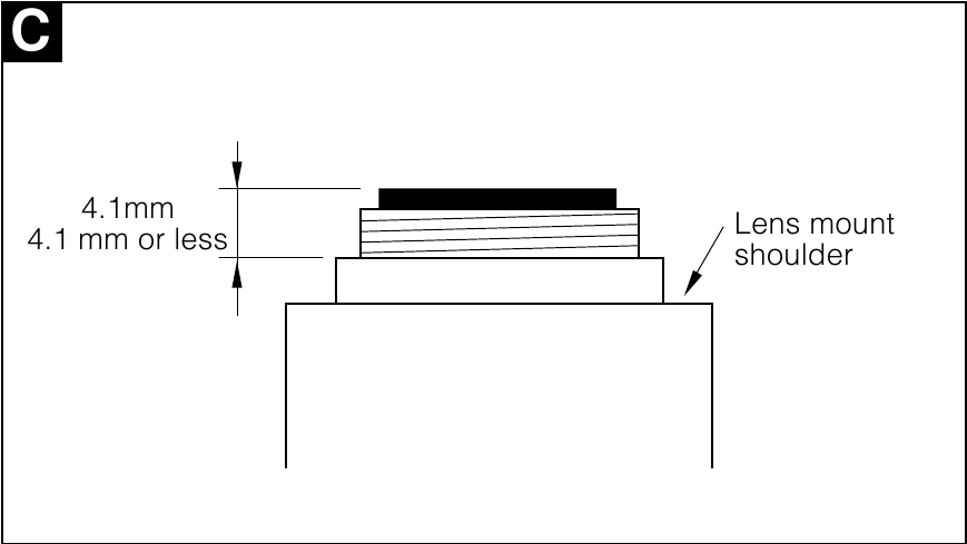 Sony - XC-555 - Lens Installation Lens Installation