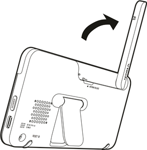 VTech - RM5754HD - Raise the parent unit antenna for better reception Raise the parent unit antenna for better reception