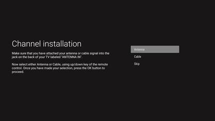 Philips - 5604 Series - Add channels - Selecting yor signal type Add channels - Selecting yor signal type