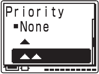 Sony - ICD-MX20 - Adding Priority Mark(s) - Step 4 Adding Priority Mark(s) - Step 4