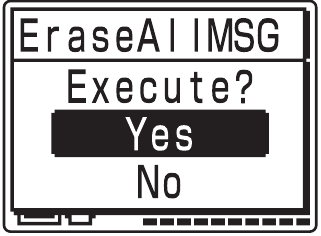 Sony - ICD-MX20 - Erasing all messages in a folder - Step 3 Erasing all messages in a folder - Step 3