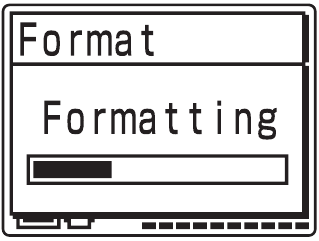 Sony - ICD-MX20 - Formatting the Memory - Step 5 Formatting the Memory - Step 5