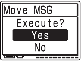 Sony - ICD-MX20 - Moving Messages to a Different Folder - Step 5 Moving Messages to a Different Folder - Step 5