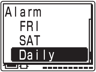 Sony - ICD-MX20 - Playing back at the same time every day Playing back at the same time every day
