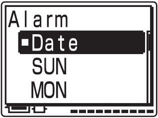 Sony - ICD-MX20 - Playing back on a desired date - Step 1 Playing back on a desired date - Step 1