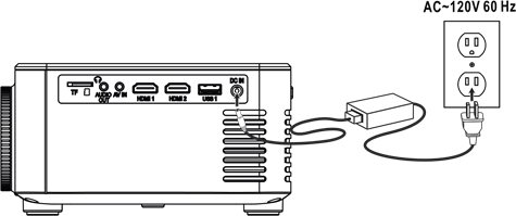 RCA - RPJ133-B - Install Power Adapter Install Power Adapter