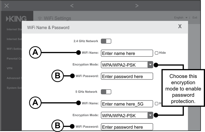 KING - WiFiMax KWM2000 - First-Time Use - Step 4 First-Time Use - Step 4