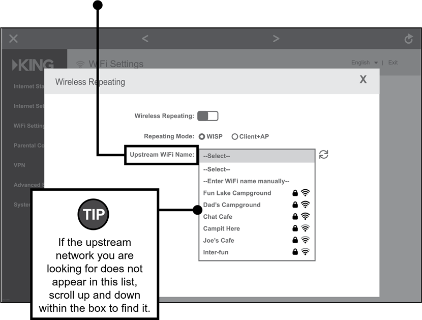 KING - WiFiMax KWM2000 - Standard Operation - Step 6 Standard Operation - Step 6