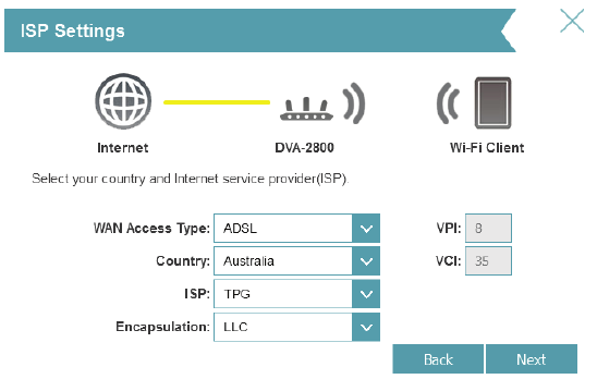 D-Link - TALK BOX Series - Configuration Web Browser Setup - Step 1 Configuration Web Browser Setup - Step 1