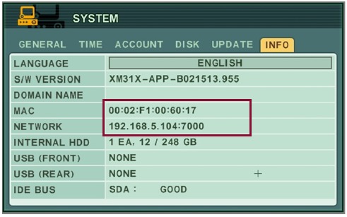 Digimerge - DH200+ Series - Retrieve the DVR Information Retrieve the DVR Information