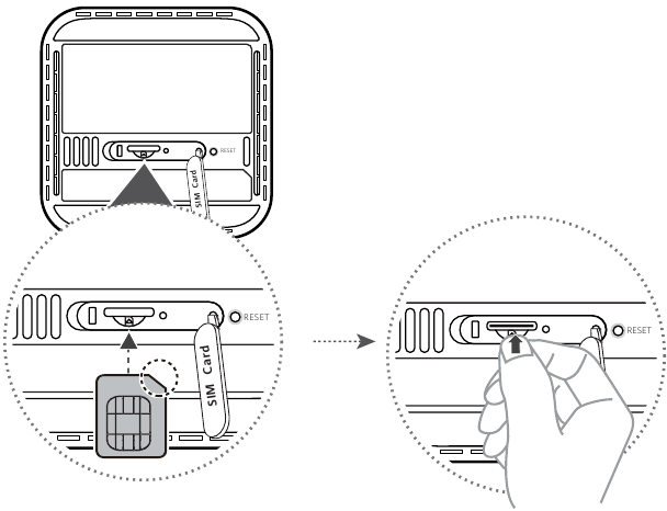 Huawei - B818-263 - Setup - Step 3 - Insert the SIM card Setup - Step 3 - Insert the SIM card
