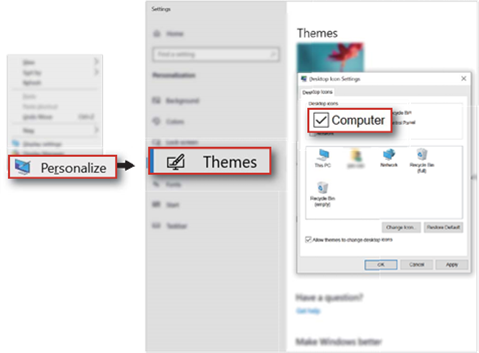 Huawei - MateBook 14 - Placing shortcuts onto your desktop Placing shortcuts onto your desktop