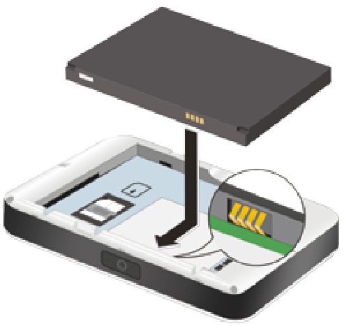 NETGEAR - AirCard 800S - To insert the micro SIM card - Reinsert the battery. To insert the micro SIM card - Reinsert the battery.