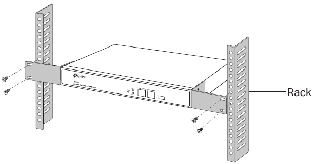 TP-Link - Omada OC200 - Rack Installation - Step 2 Rack Installation - Step 2