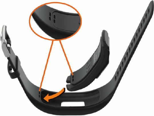 Garmin - vivofit 4 - Replacing the Band - Step 2 Replacing the Band - Step 2