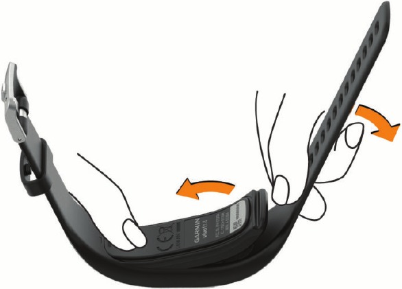 Garmin - vivofit 4 - Replacing the Batteries - Step 1 Replacing the Batteries - Step 1