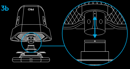 Logitech - PRO RACING WHEEL - ATTACHING WHEEL RIM - Step 1 ATTACHING WHEEL RIM - Step 1