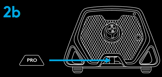 Logitech - PRO RACING WHEEL - INSTALLATION - RACING SEAT - Step 2 INSTALLATION - RACING SEAT - Step 2