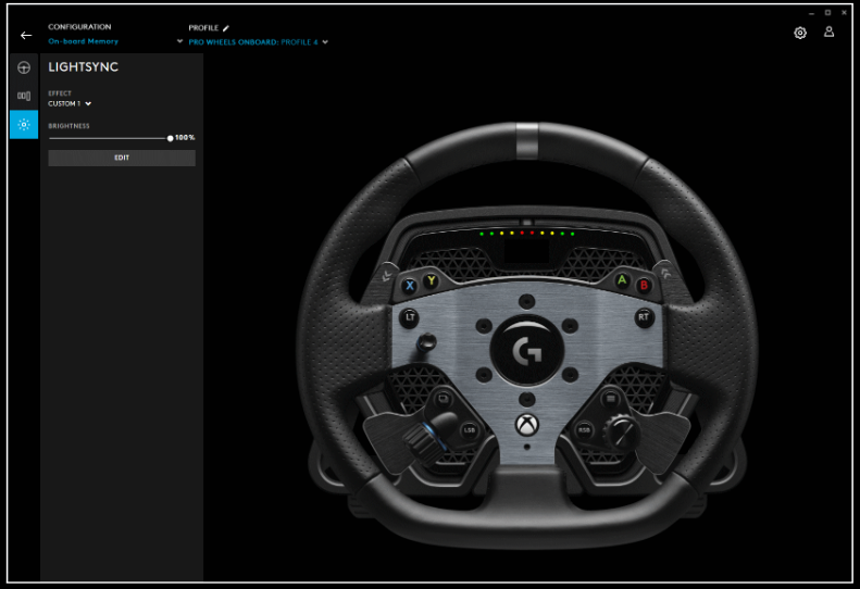 Logitech - PRO RACING WHEEL - SETTING CUSTOM RPM PATTERN - Step 2 SETTING CUSTOM RPM PATTERN - Step 2