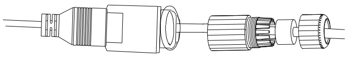 Motorola - FOCUS 72 - Assembling the waterproof plug for the LAN cable - Step 3 Assembling the waterproof plug for the LAN cable - Step 3