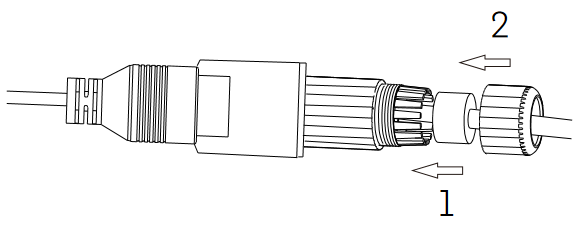 Motorola - FOCUS 72 - Assembling the waterproof plug for the LAN cable - Step 5 Assembling the waterproof plug for the LAN cable - Step 5