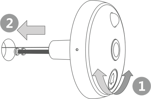 Philips - EasyKey DV001 - Fix sub-unit Fix sub-unit