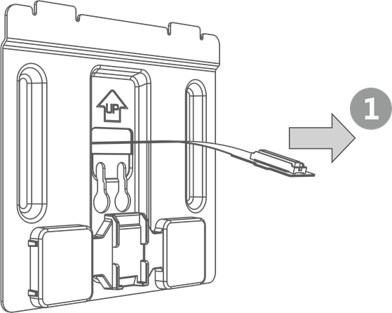 Philips - EasyKey DV001 - Magnetic Stand Installation - Step 1 Magnetic Stand Installation - Step 1