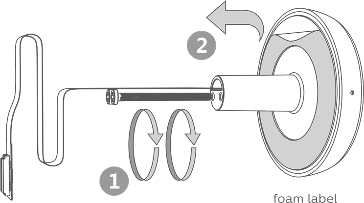 Philips - EasyKey DV001 - Sub-unit pre-install instruction Sub-unit pre-install instruction