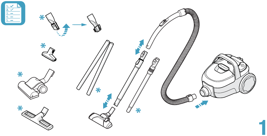 Electrolux - CompactGo Cyclonic - Components and Maintenance Components and Maintenance