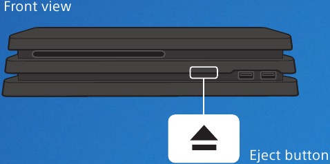 Sony - PlayStation 4 Pro - Eject the disc Eject the disc