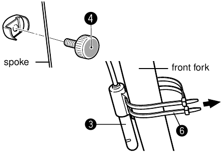 Cateye - Enduro 2 - Installation - Attaching the Magnet Installation - Attaching the Magnet
