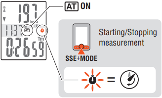Cateye - MICRO Wireless - Stop watch Stop watch